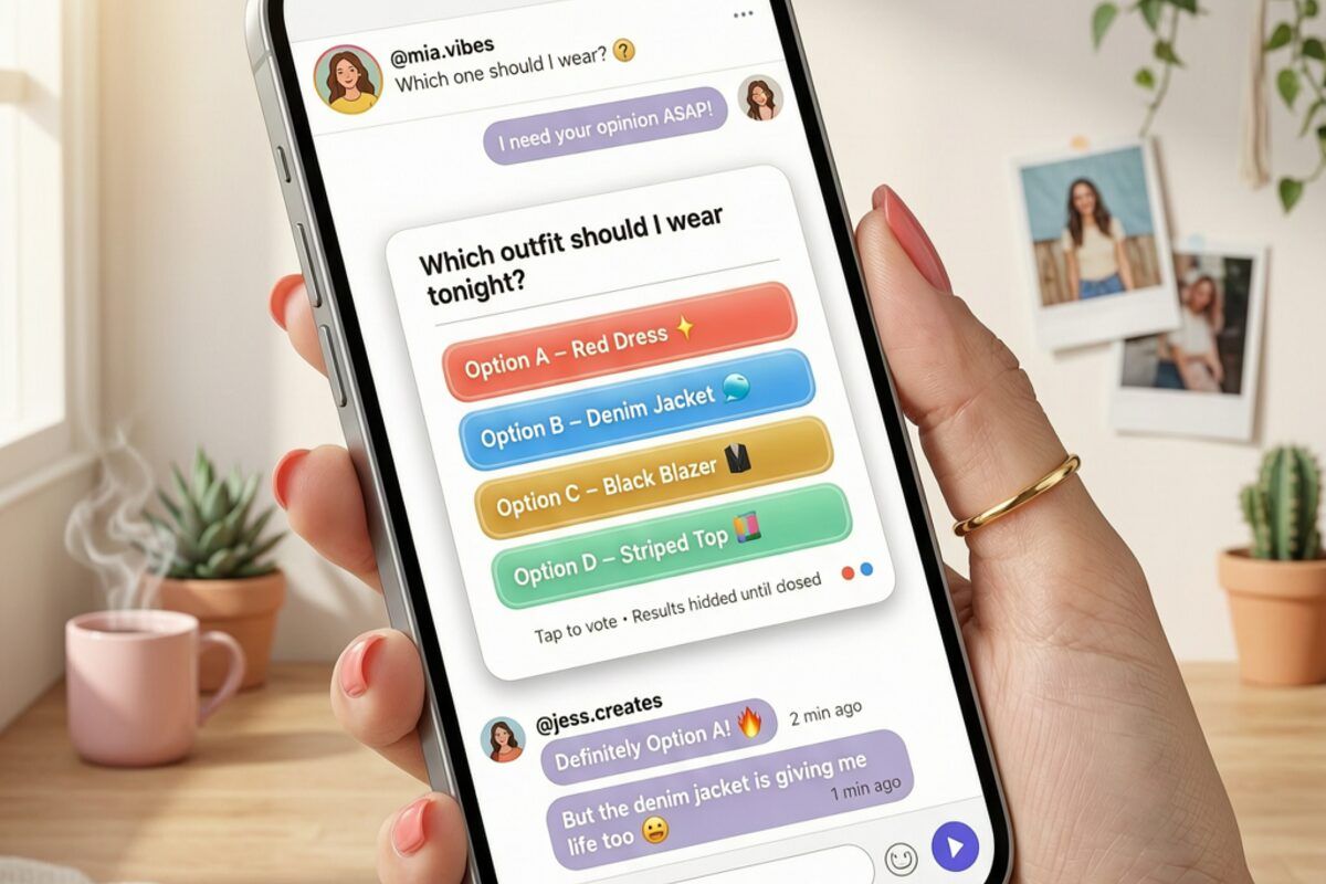 Інтерактивне опитування в Stories